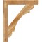 Ekena Millwork Olympic Block Rough Sawn Bracket, Western Red Cedar, 4"W x 32"D x 38"H BKT04X32X38OLY05RWR - alternate 3